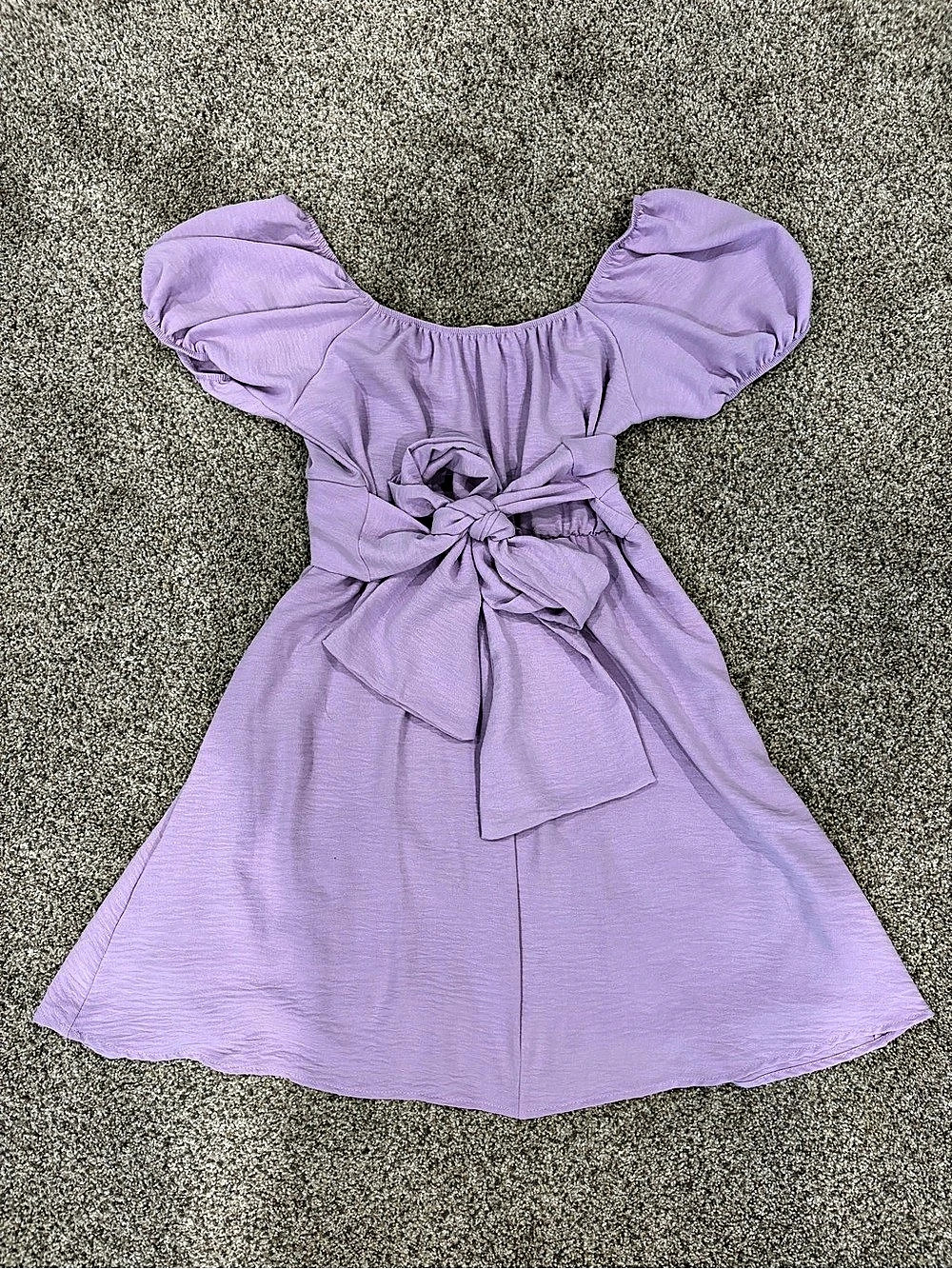 Altar'd State Women’s Small Purple Puff Sleeve Dress Like New